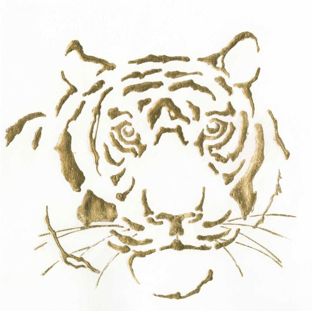 Gilded Tiger art print by Chris Paschke for $57.95 CAD