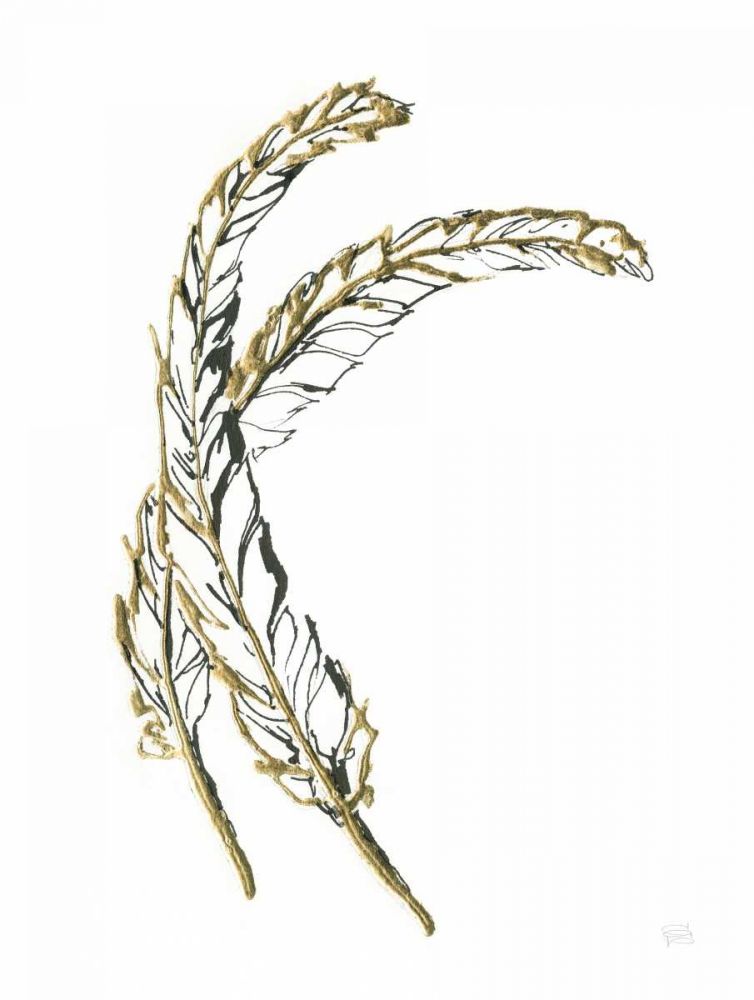 Gilded Hackles Feather art print by Chris Paschke for $57.95 CAD