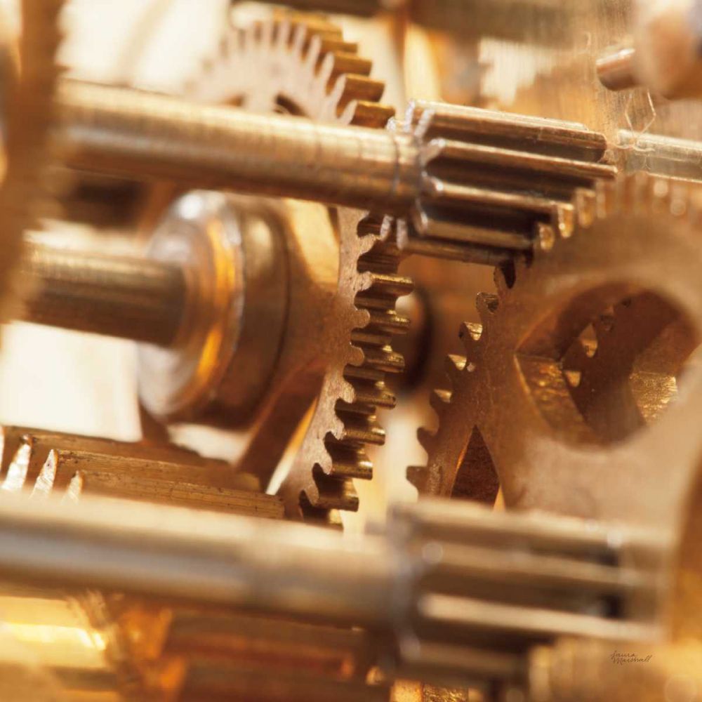 Gilded Gears II art print by Laura Marshall for $57.95 CAD