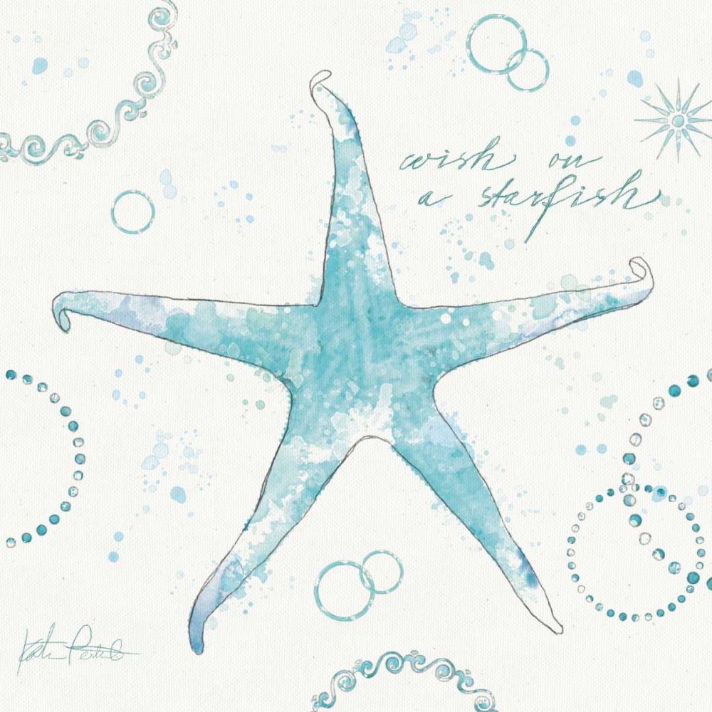 Coastal Splash I art print by Katie Pertiet for $57.95 CAD