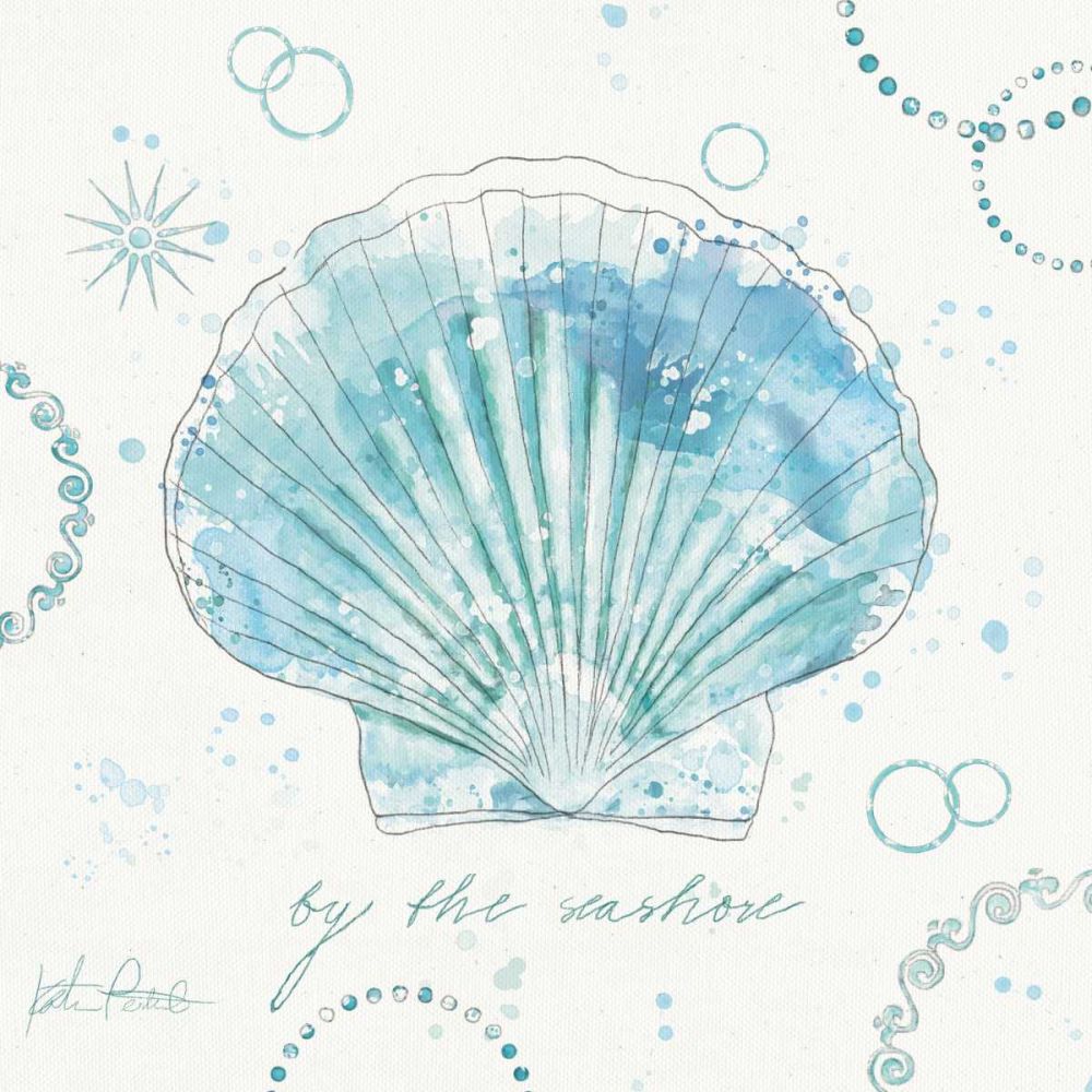 Coastal Splash II art print by Katie Pertiet for $57.95 CAD