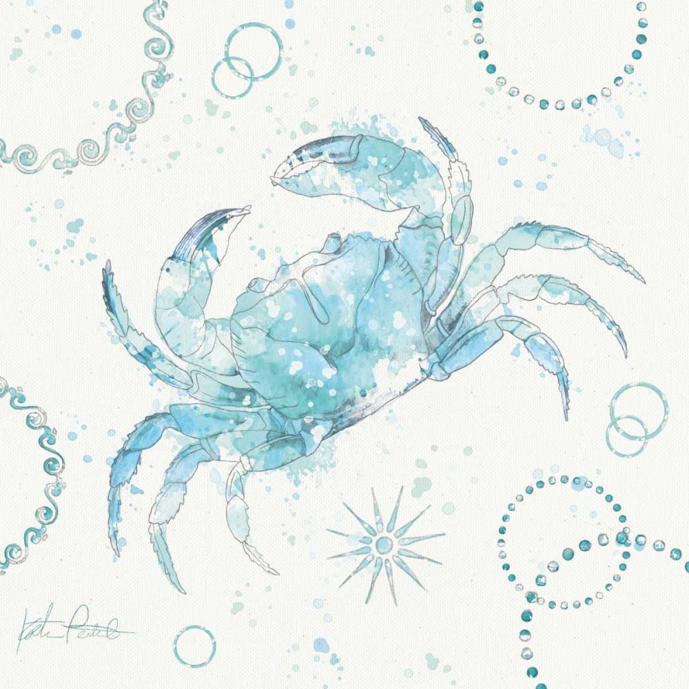 Coastal Splash IV art print by Katie Pertiet for $57.95 CAD