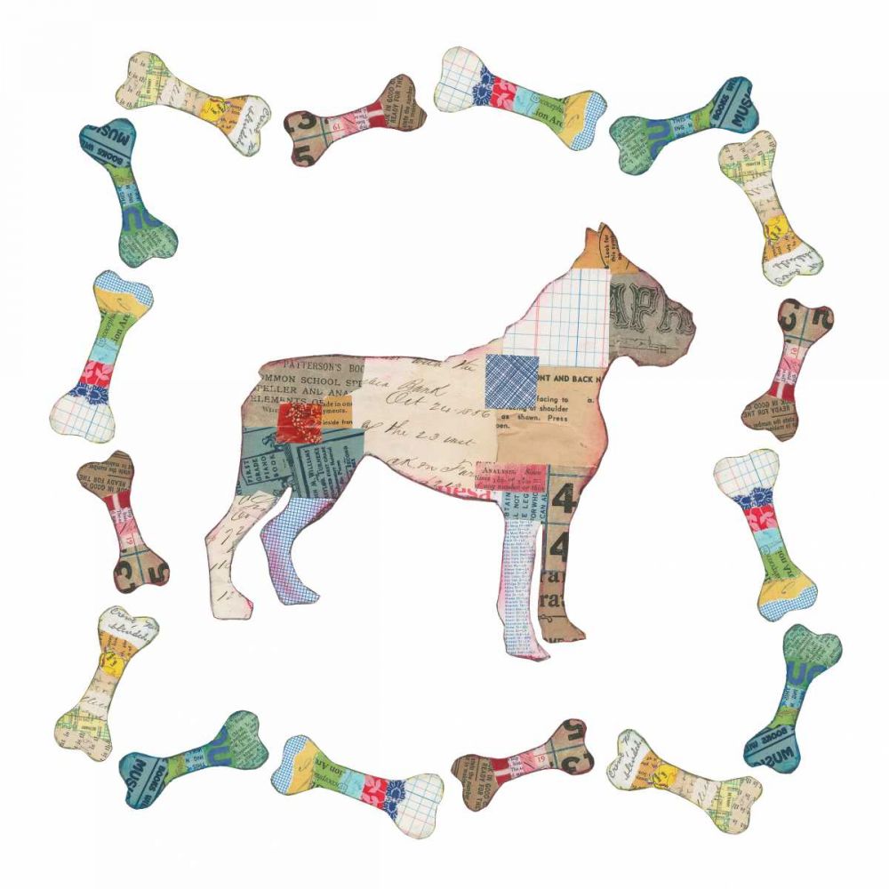 Good Dog I Sq with Border art print by Courtney Prahl for $57.95 CAD