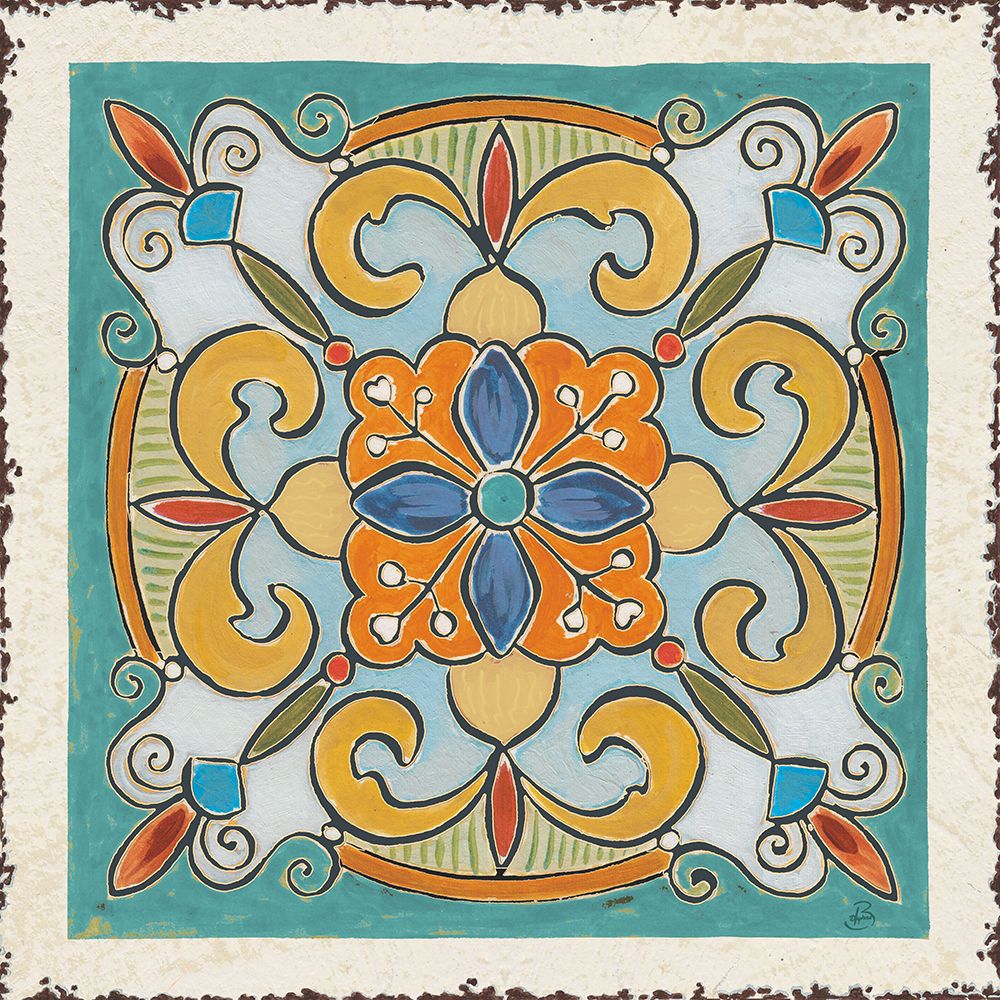 Mediterranean Flair VII art print by Daphne Brissonnet for $57.95 CAD
