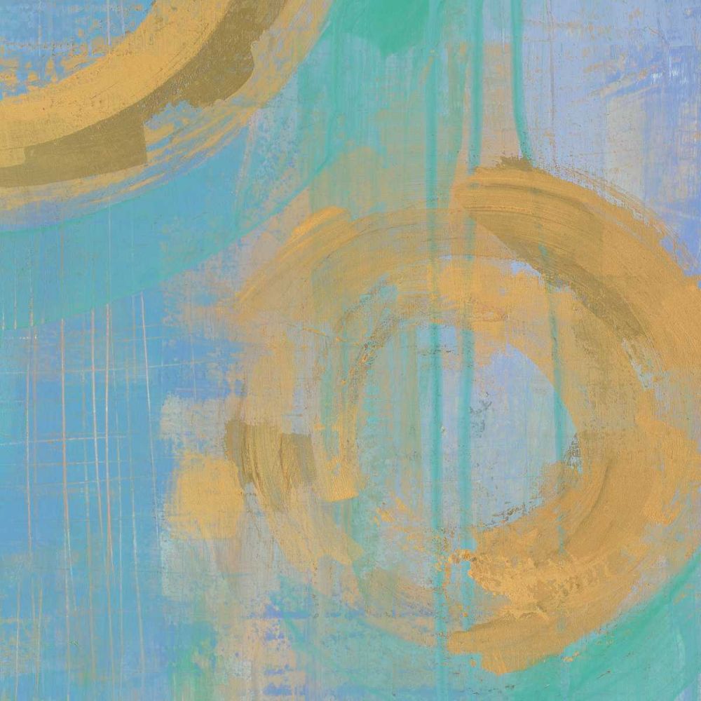 Golden Circles III art print by Melissa Averinos for $57.95 CAD