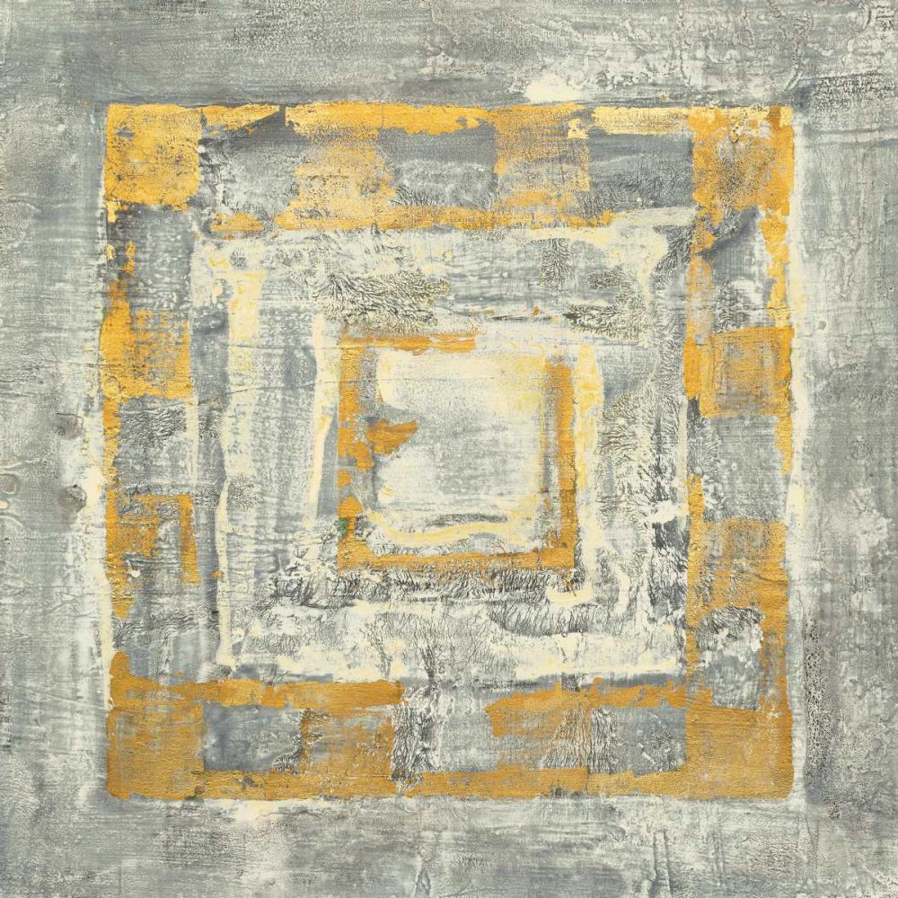 Gold Tapestry II Gold and White art print by Albena Hristova for $57.95 CAD