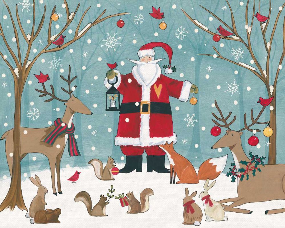 Woodland Christmas VI art print by Anne Tavoletti for $57.95 CAD