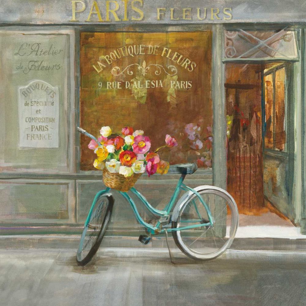 French Flowershop v2 art print by Danhui Nai for $57.95 CAD