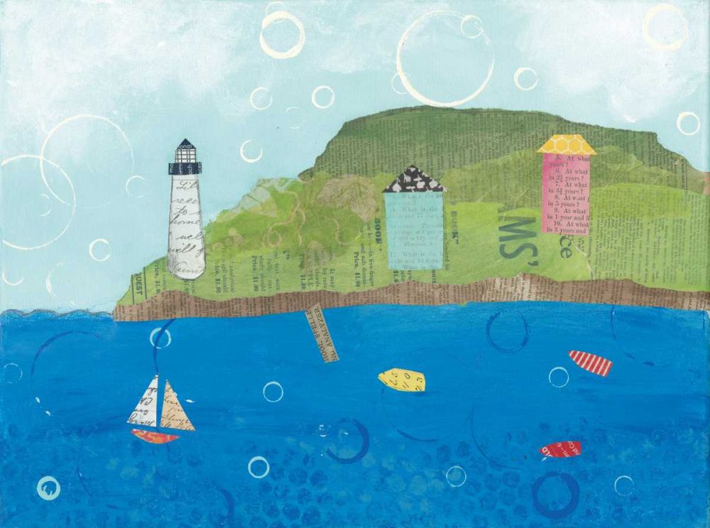 Coastal Harbor I art print by Courtney Prahl for $57.95 CAD