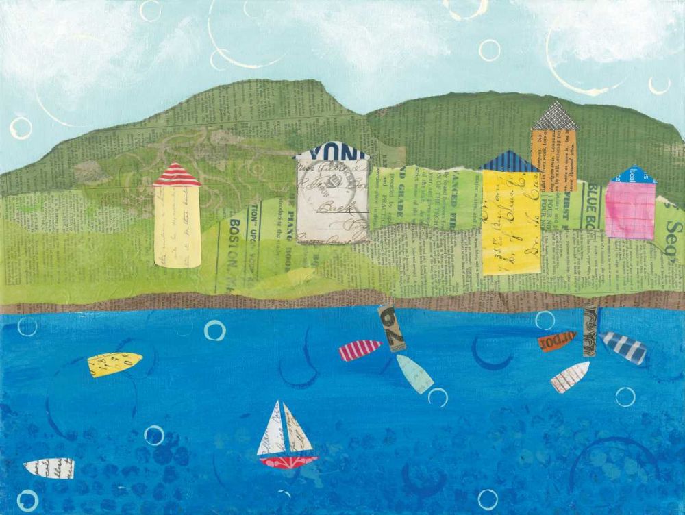 Coastal Harbor II art print by Courtney Prahl for $57.95 CAD