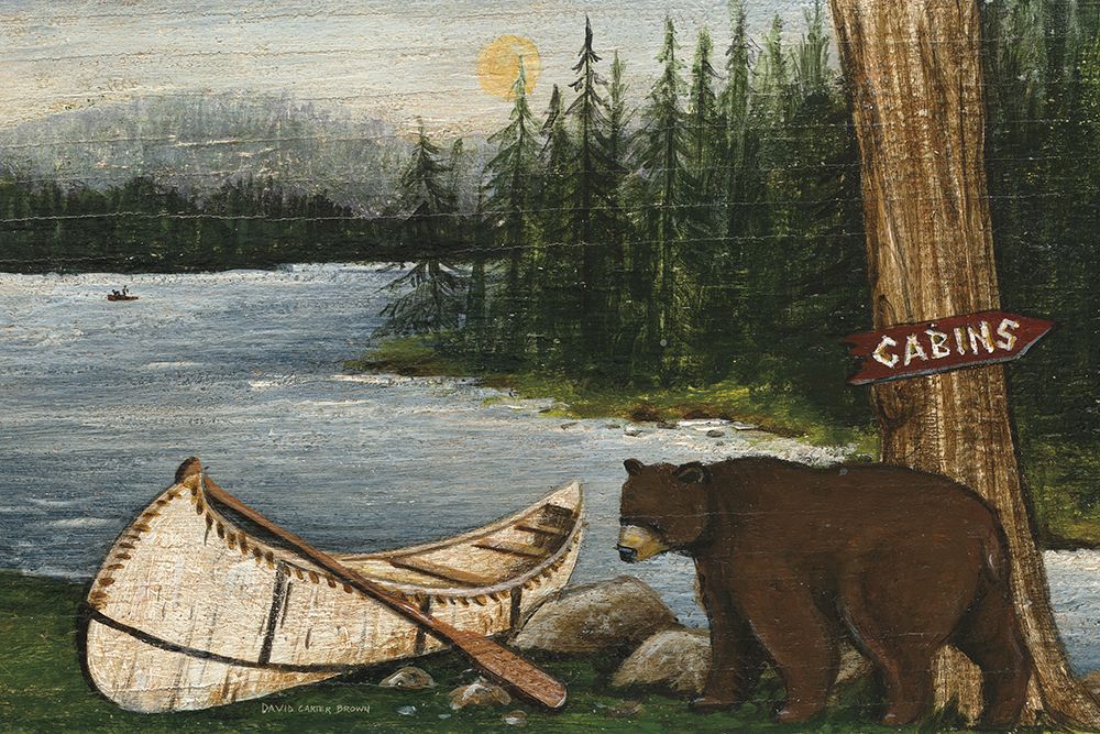 Northwoods Bear Crop v2 art print by David Carter Brown for $57.95 CAD