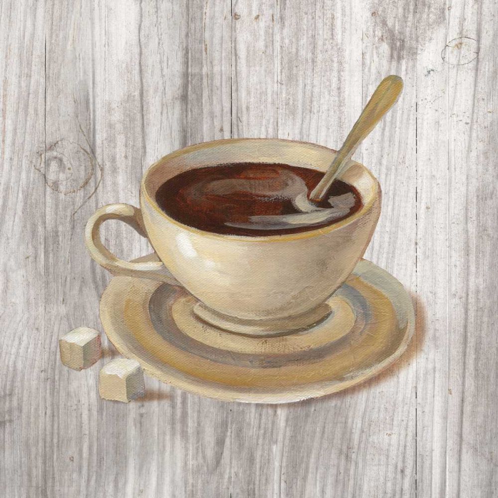 Coffee Time VI on Wood art print by Silvia Vassileva for $57.95 CAD