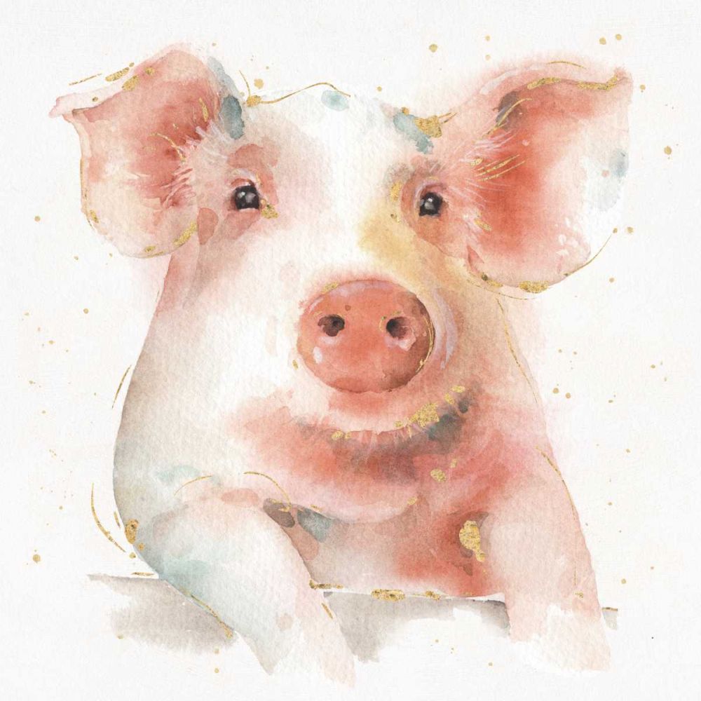 Farm Friends III art print by Lisa Audit for $57.95 CAD