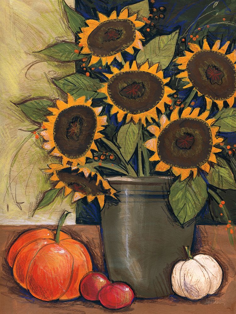 Sunflower Crock art print by Anne Tavoletti for $57.95 CAD