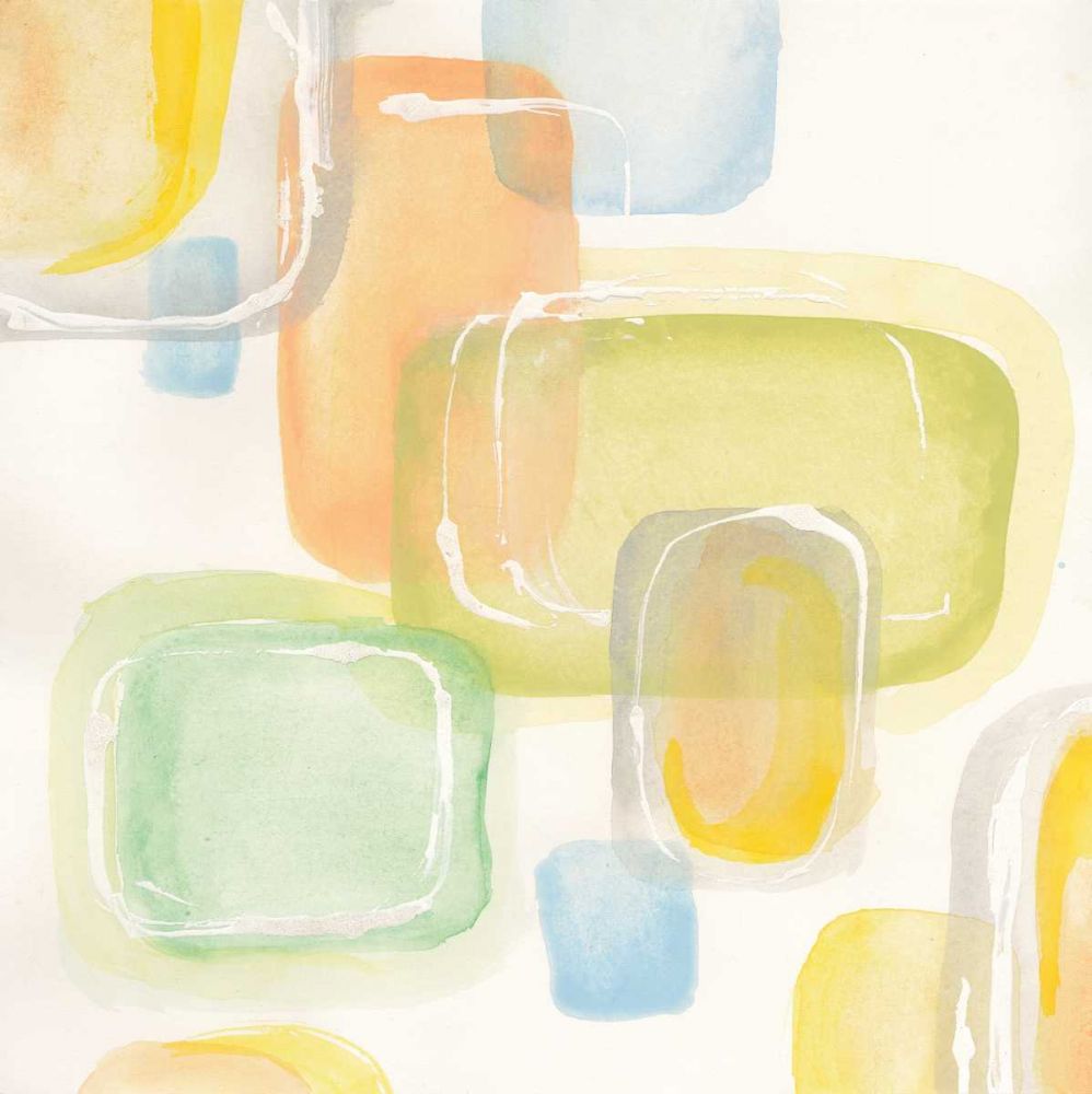 Colorful Squares I art print by Chris Paschke for $57.95 CAD