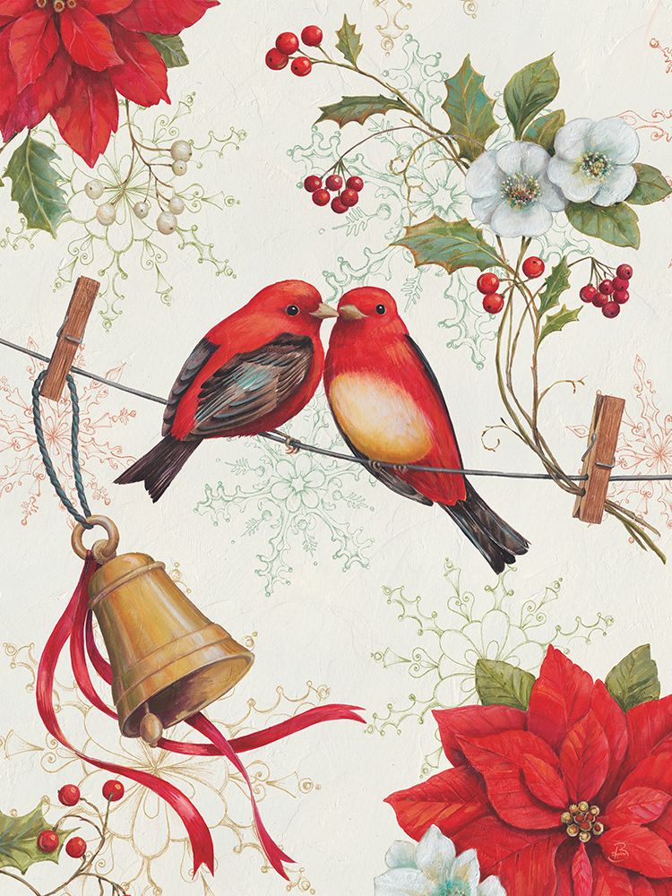 Holiday Wings III art print by Daphne Brissonnet for $57.95 CAD