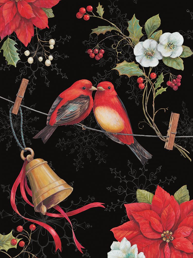 Holiday Wings III Dark art print by Daphne Brissonnet for $57.95 CAD