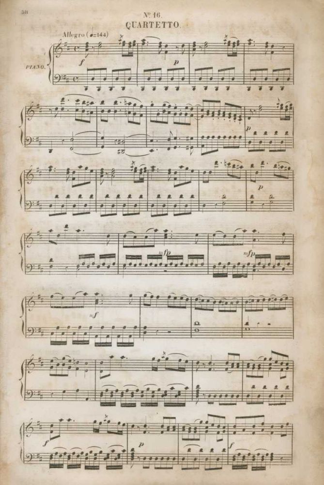 Sheet of Music III art print by Wild Apple Portfolio for $57.95 CAD