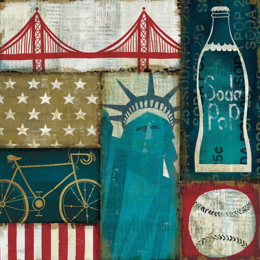 American Pop I art print by Michael Mullan for $57.95 CAD