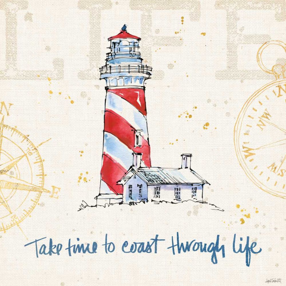 Coastal Life VI art print by Anne Tavoletti for $57.95 CAD