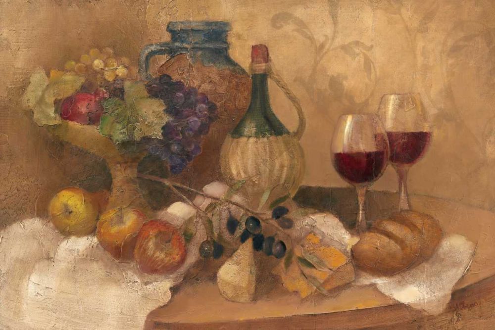 Abundant Table with Pattern art print by Albena Hristova for $57.95 CAD