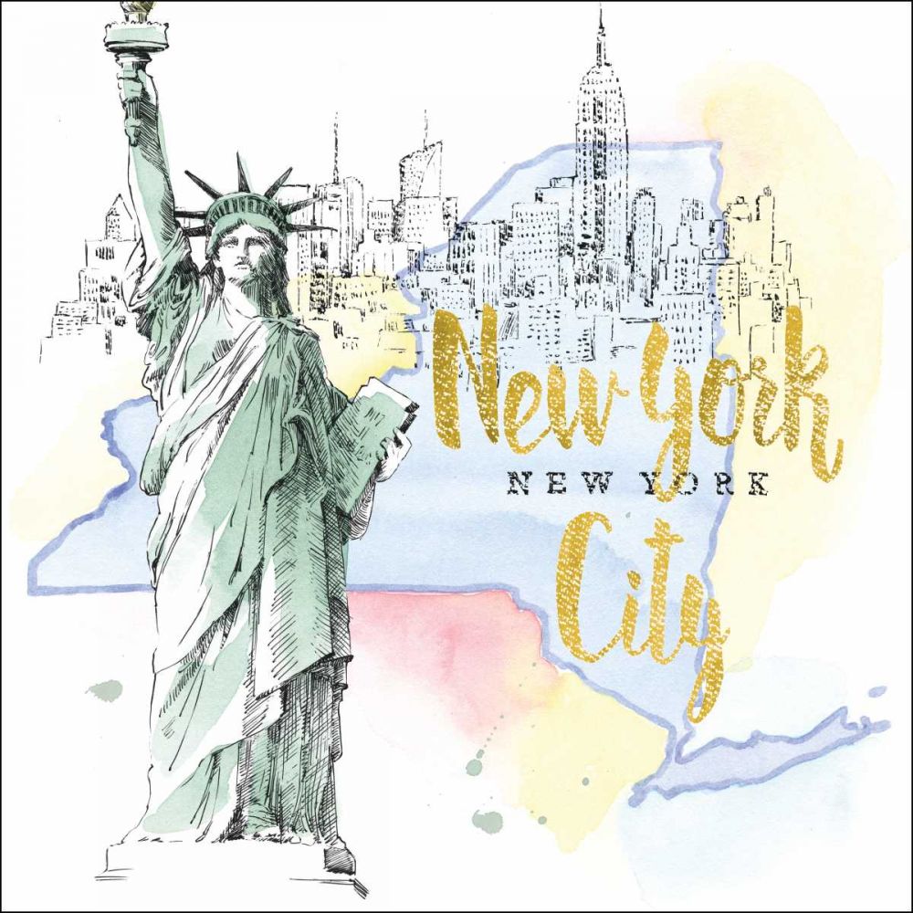 US Cities IV art print by Beth Grove for $57.95 CAD