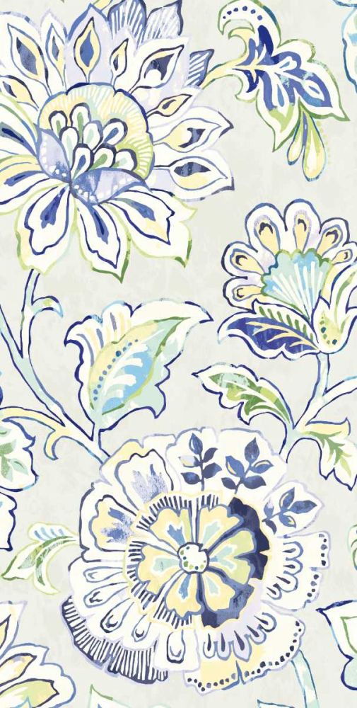 Ceylon Gardens VII Indigo art print by Wild Apple Portfolio for $57.95 CAD