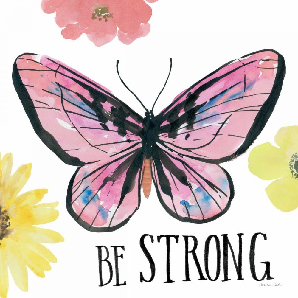 Beautiful Butterfly I art print by Sara Zieve Miller for $57.95 CAD
