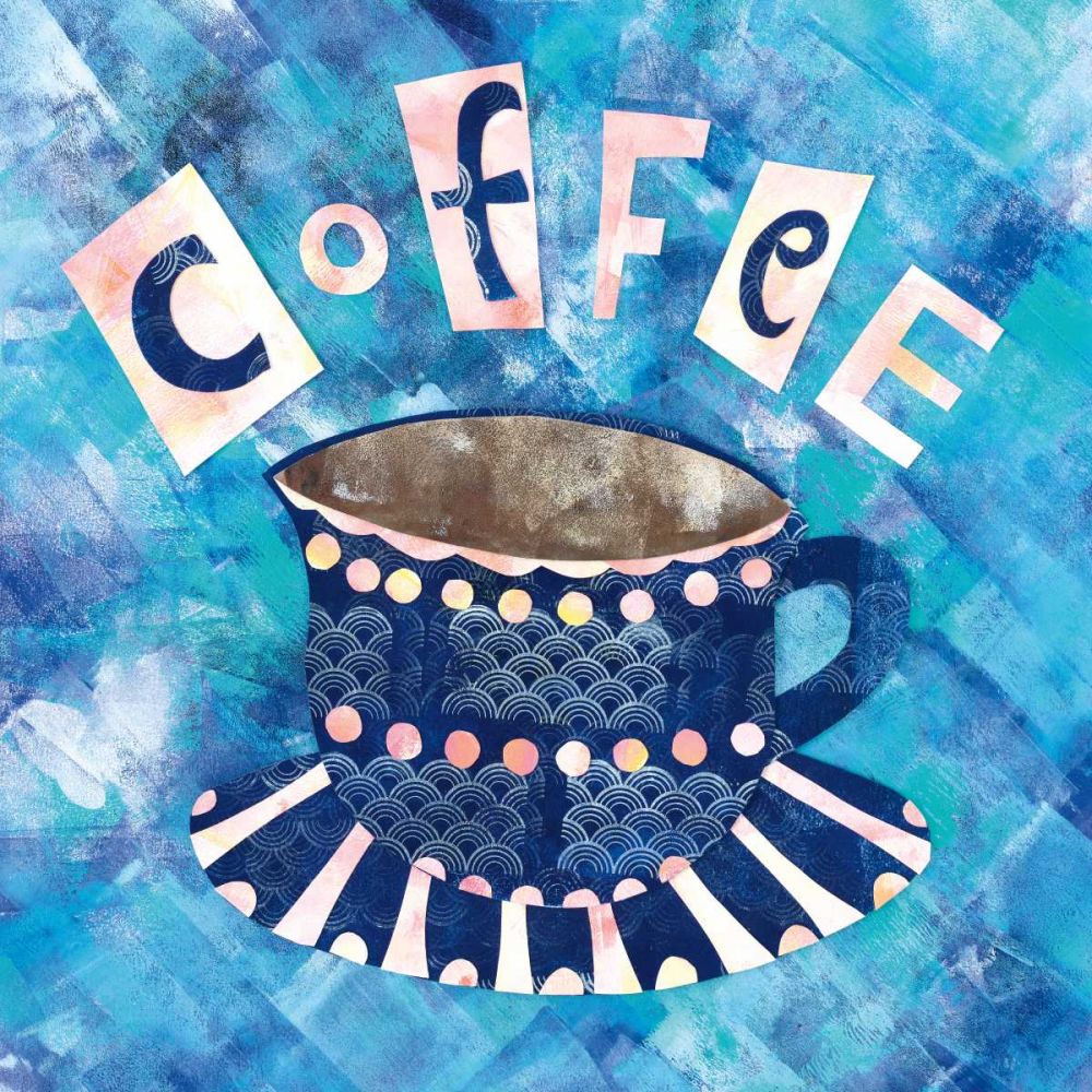 Cafe Collage I art print by Wild Apple Portfolio for $57.95 CAD