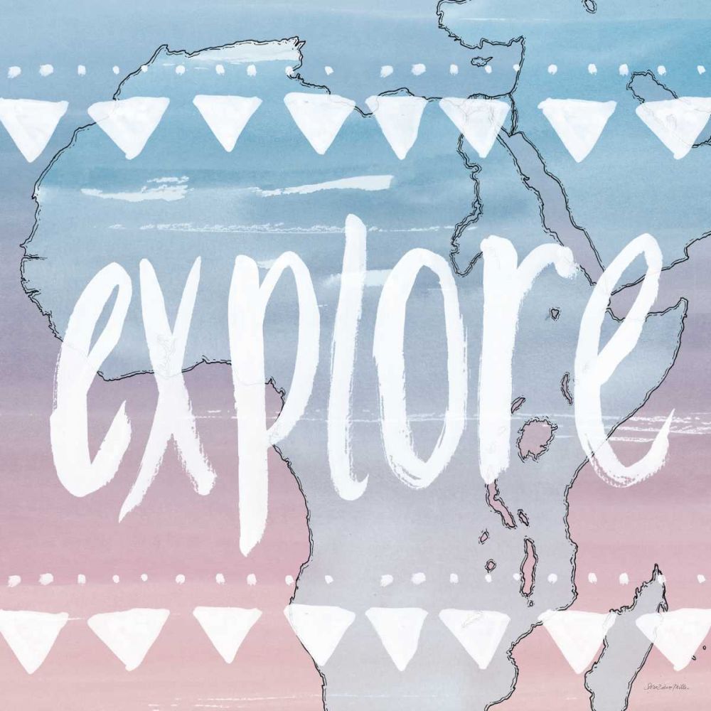 World Traveler Explore art print by Sara Zieve Miller for $57.95 CAD