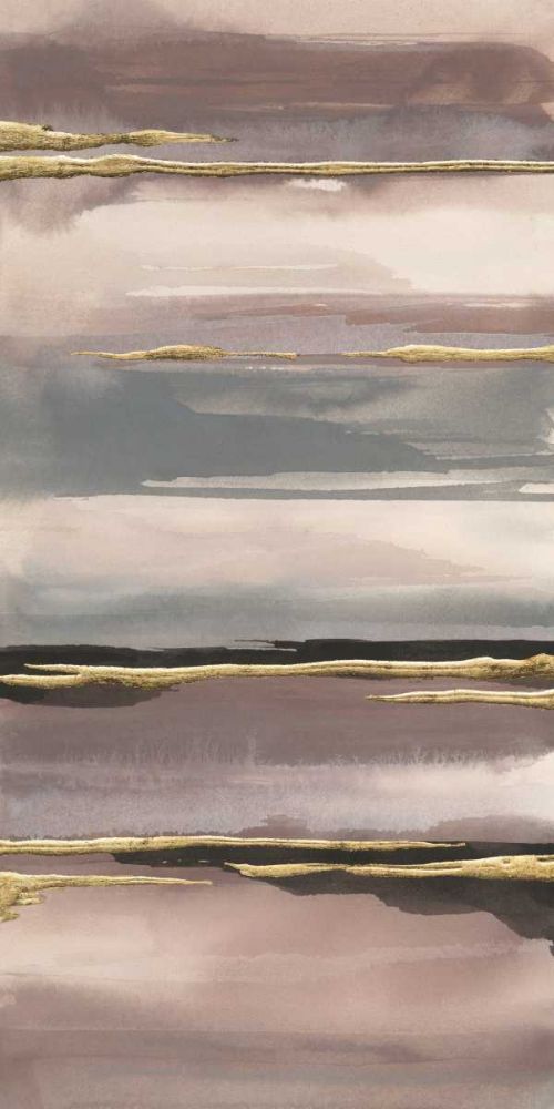 Gilded Morning Fog IV Gold art print by Chris Paschke for $57.95 CAD