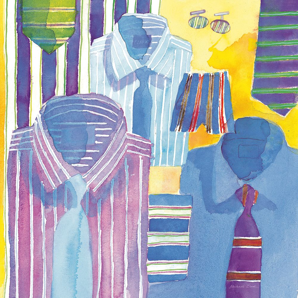 Shirts and Ties art print by Michael Clark for $57.95 CAD