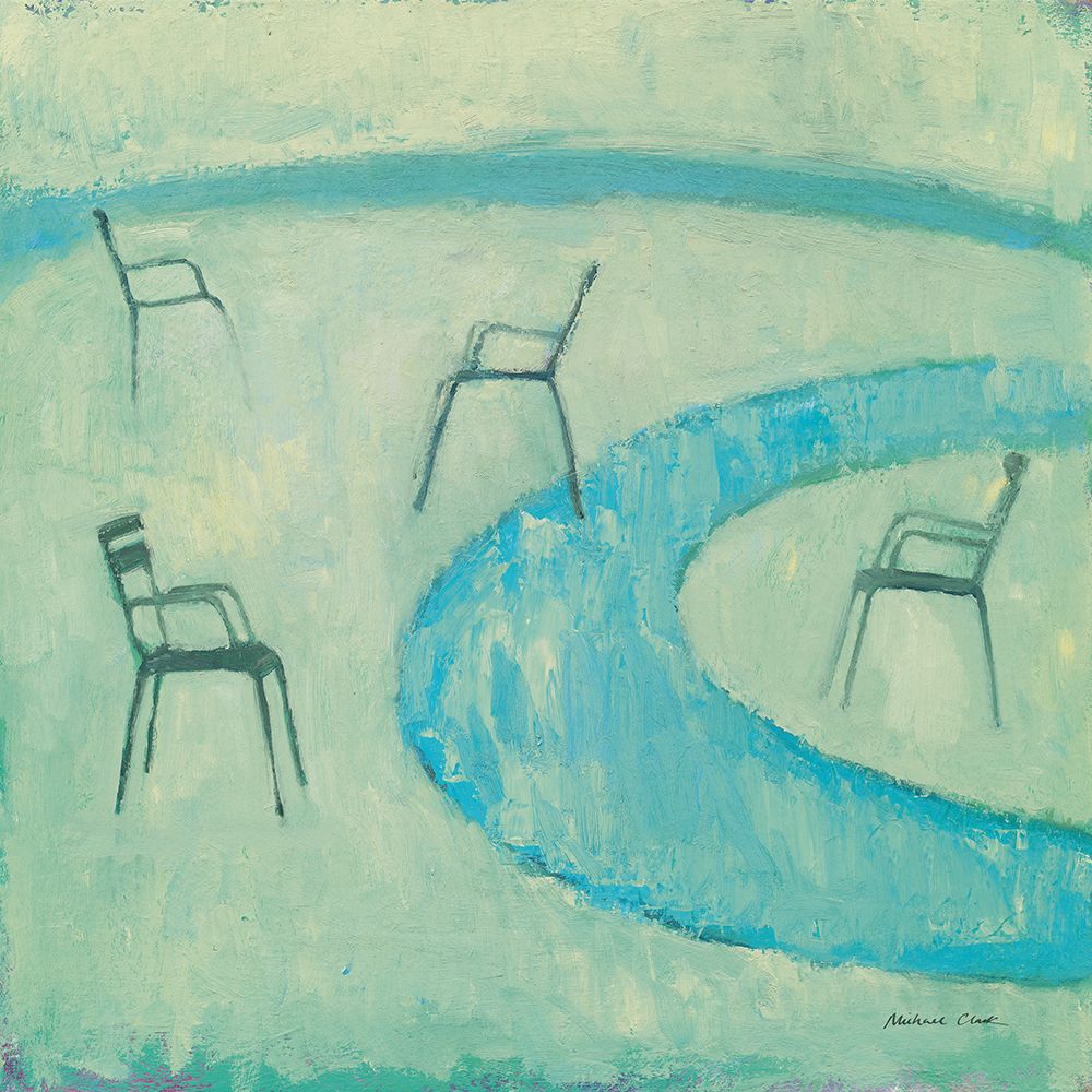 Chairs II art print by Michael Clark for $57.95 CAD