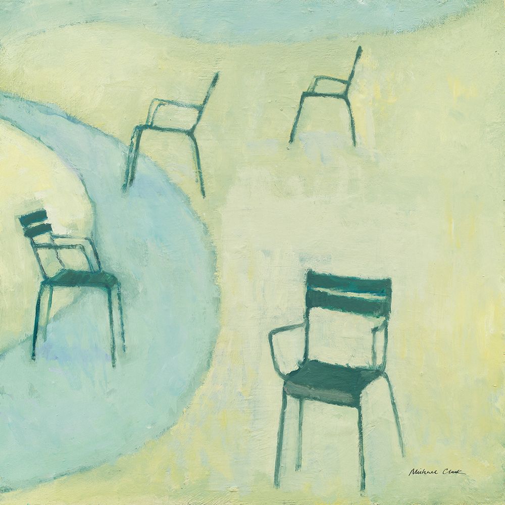 Chairs I art print by Michael Clark for $57.95 CAD