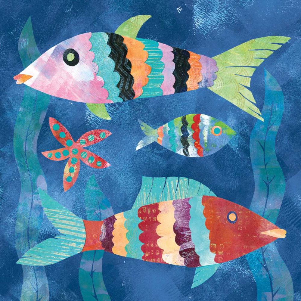 Boho Reef Fish I art print by Wild Apple Portfolio for $57.95 CAD
