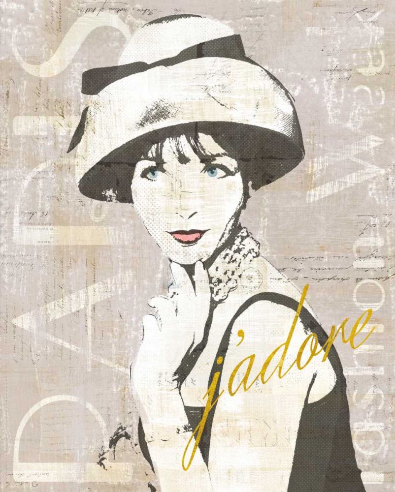 Fashion Week Paris Halftone I art print by Sue Schlabach for $57.95 CAD