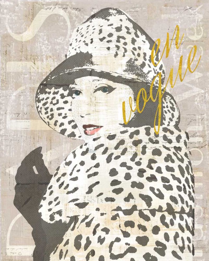 Fashion Week Paris Halftone II art print by Sue Schlabach for $57.95 CAD
