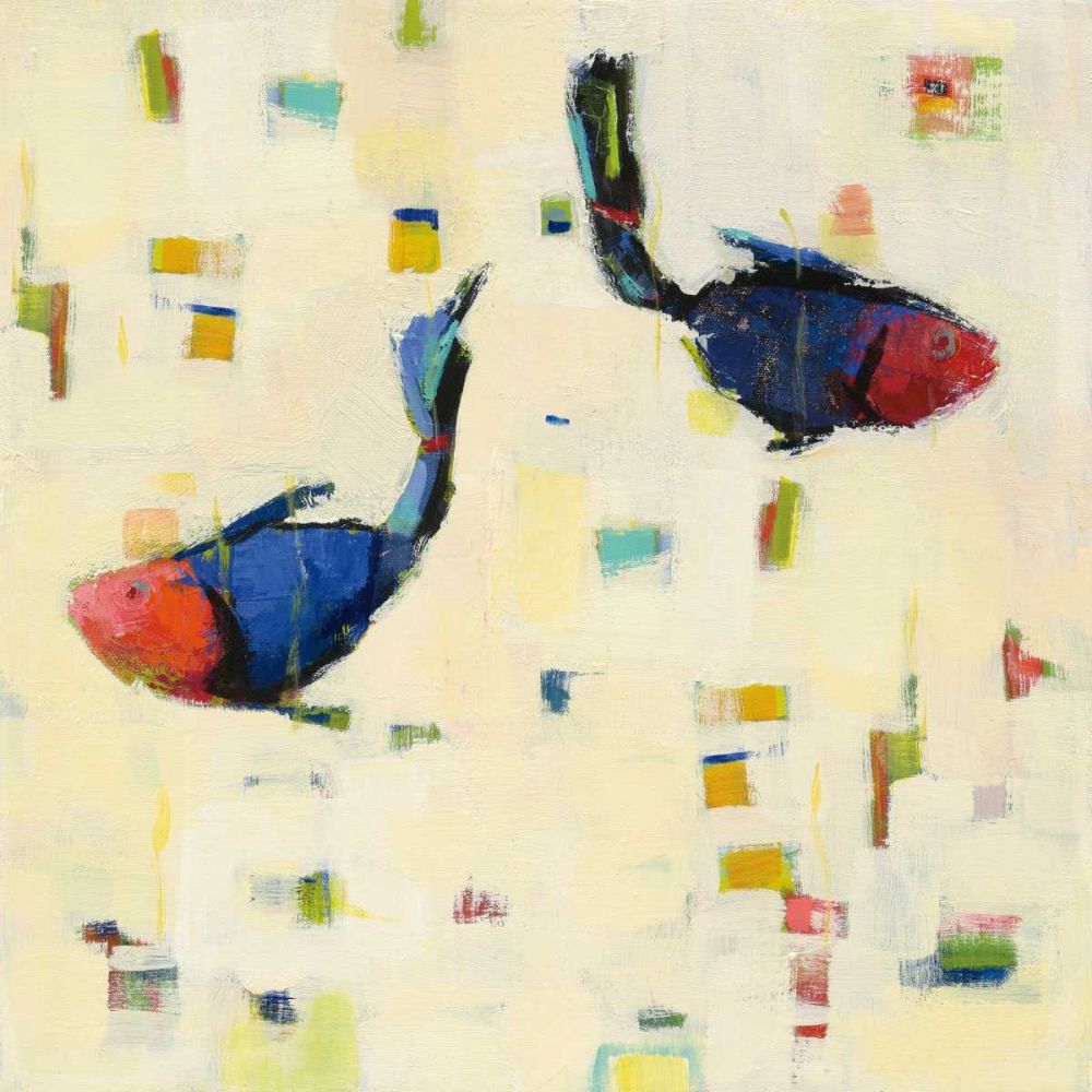 One Fish Two Fish Big art print by Phyllis Adams for $57.95 CAD