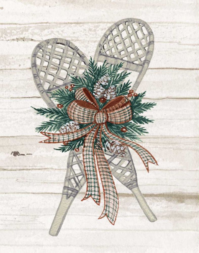 Holiday Sports on Wood III Luxe art print by Kathleen Parr McKenna for $57.95 CAD