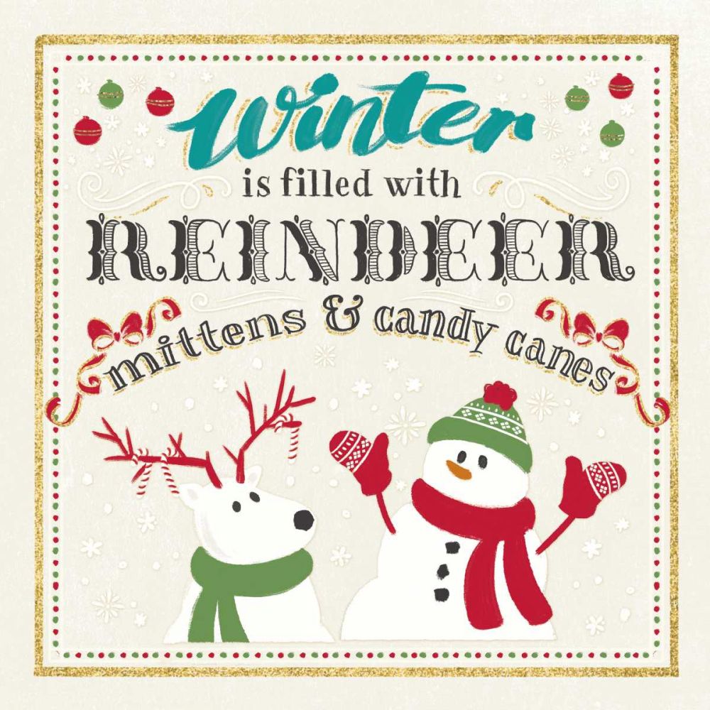 Winter Wonderland I on White art print by Janelle Penner for $57.95 CAD