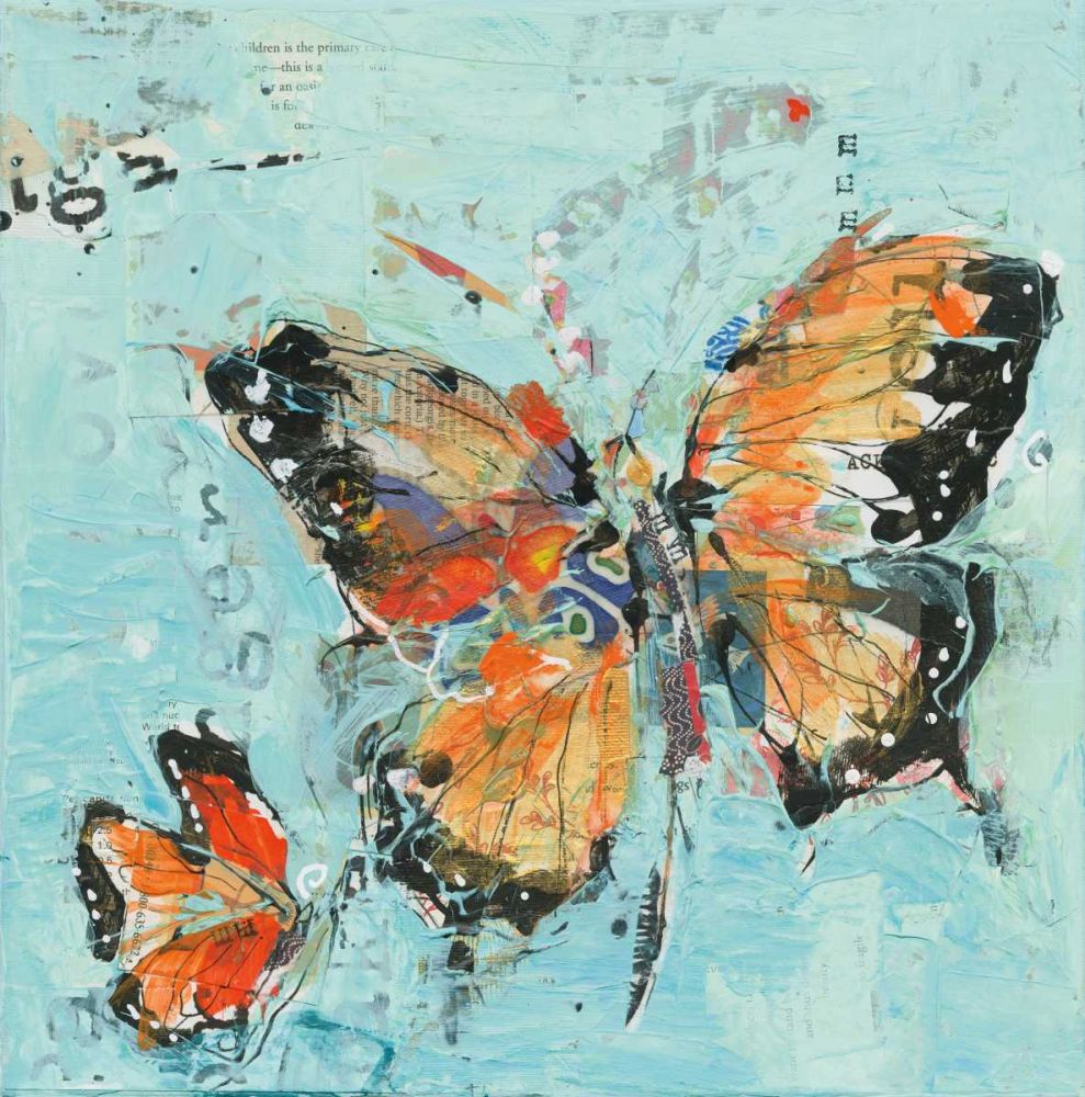 Monarch II Light Blue art print by Kellie Day for $57.95 CAD