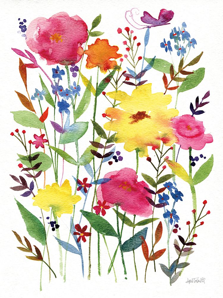 Annes Flowers III art print by Anne Tavoletti for $57.95 CAD