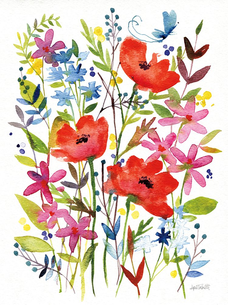 Annes Flowers IV art print by Anne Tavoletti for $57.95 CAD