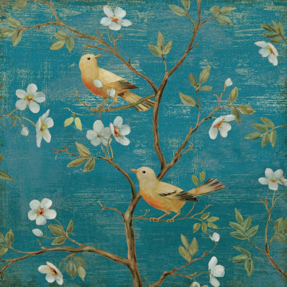 Blossom Blues art print by Daphne Brissonnet for $57.95 CAD