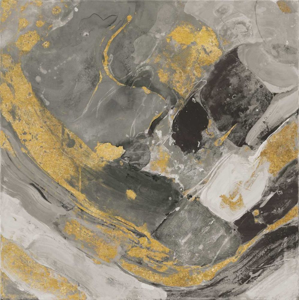 Arroyo Gold and Black art print by Albena Hristova for $57.95 CAD