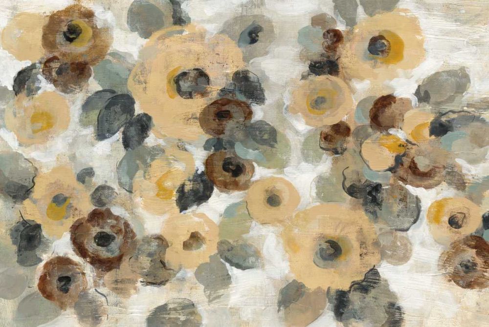 Neutral Floral Beige I art print by Silvia Vassileva for $57.95 CAD