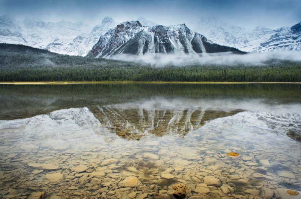 Waterfowl Lake I art print by Lisa Audit for $57.95 CAD