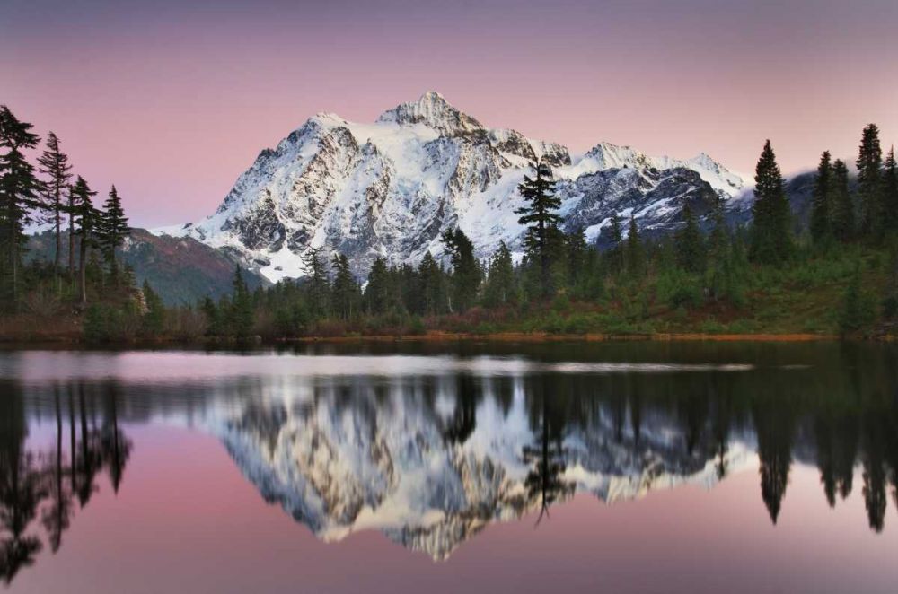Mount Shukan Reflection II art print by Lisa Audit for $57.95 CAD