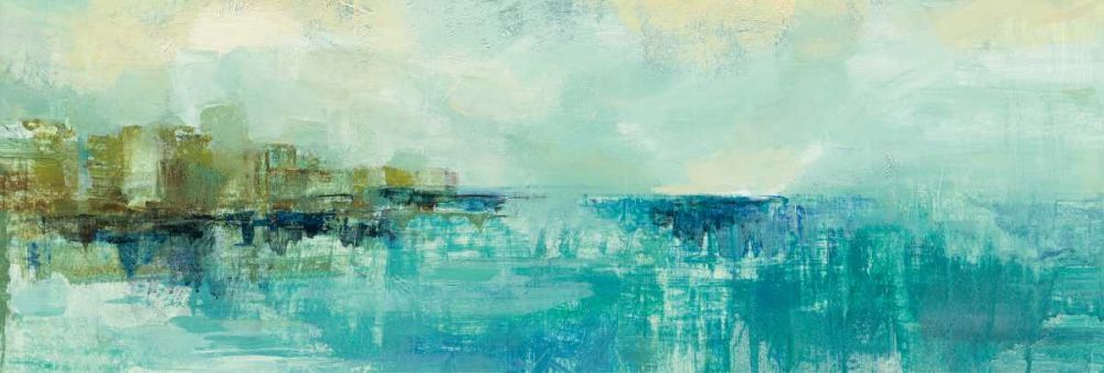 Cliff Side Town art print by Silvia Vassileva for $57.95 CAD