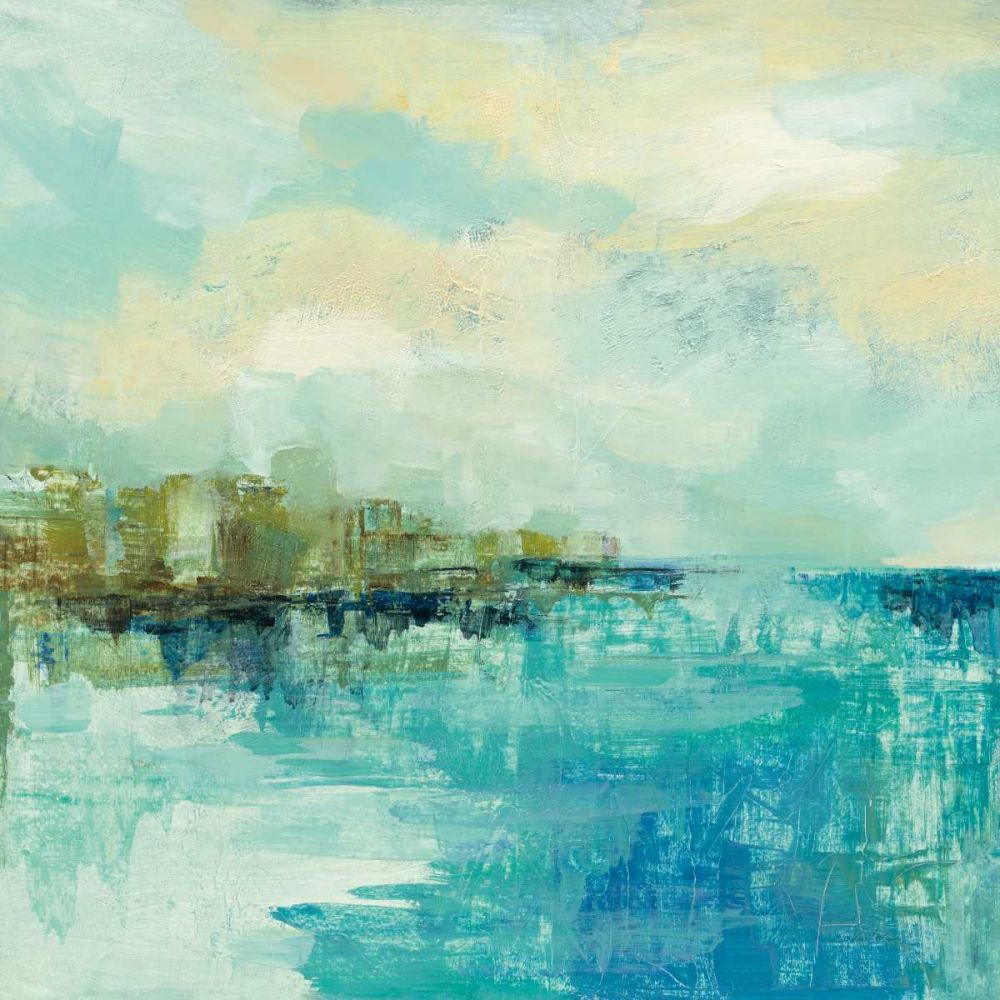 Cliff Side Town Crop art print by Silvia Vassileva for $57.95 CAD